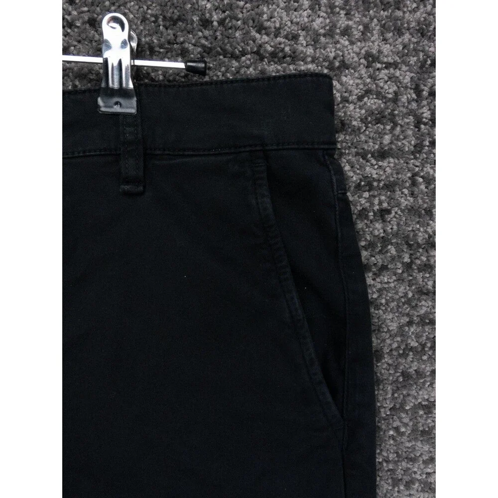 Rag & Bone Pants Mens 32 Actual 34x31 Black Fit 2 Stretch Twill Chino Slim Fit